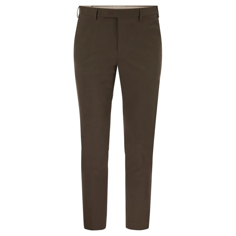 Pt Torino Pantalon de costume Dieci - Cotton Trousers Black