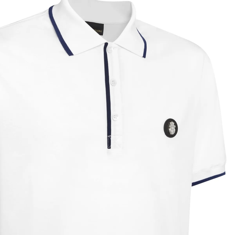 BILLIONAIRE Top Poloshirt Ss weiss(Image 3)