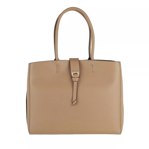 Coccinelle Alba Handbag Bottalatino Leather Taupe Shopping Bag