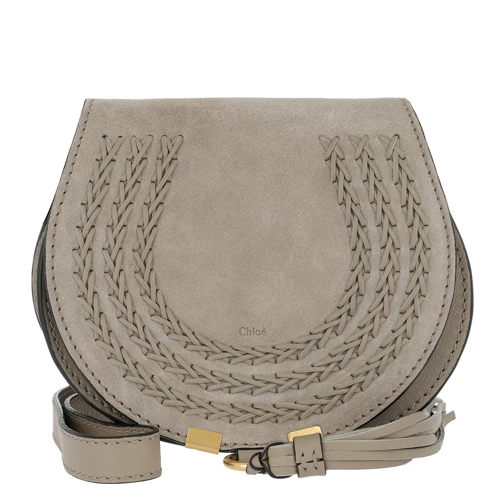 Chloé Mini Marcie Shoulder Bag Motty Grey Saddle Bag