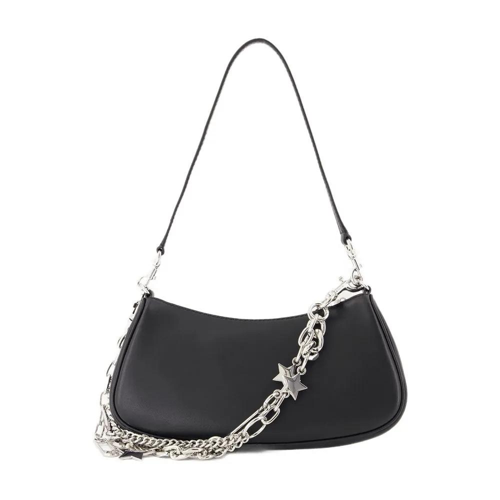 Marc Jacobs Hobo bags The Shoulder Bag Leather Black in zwart