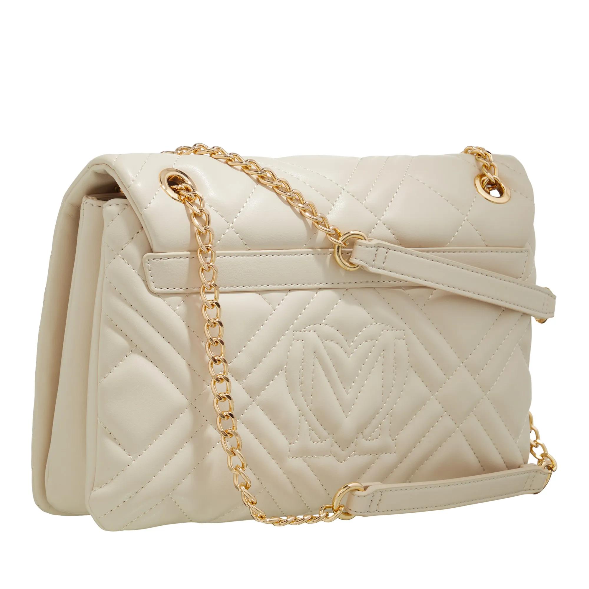 Love Moschino Beige Handtas Dames Medium Lente Zomer Collectie Beige Dames