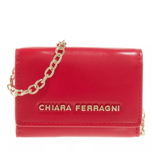 Chiara Ferragni Range K - Cf Simple, Sketch 06 Bags High Risk Red Portefeuille sur chaîne