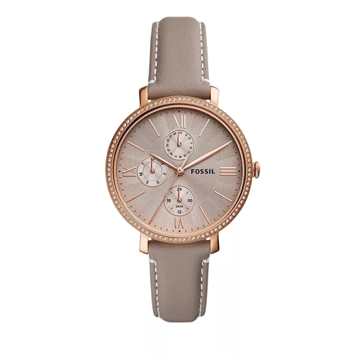 Fossil Jacqueline Multifunction Leather Watch Grey Multifunction Watch