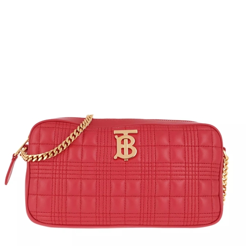 Burberry Quilted Camera Bag Bright Red Borsetta a tracolla
