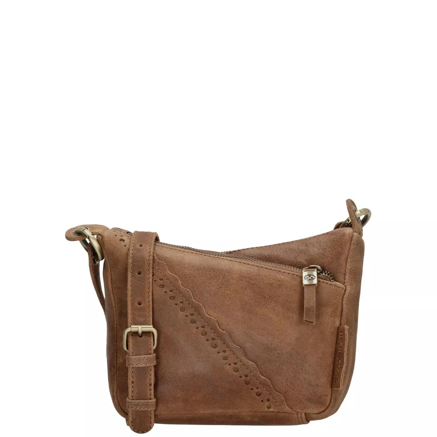 Micmacbags Micmacbags Marrakech Braune Leder Umhängetasche 20 Braun