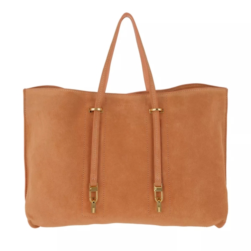 Coccinelle Iggy Suede Tote Pompelmo Draagtas