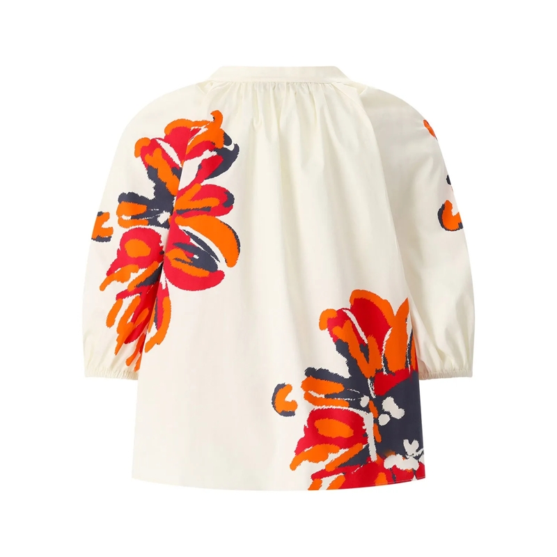 Herzensangelegenheit Bluse Blusenshirt mit Blumen weiß(Image 2)