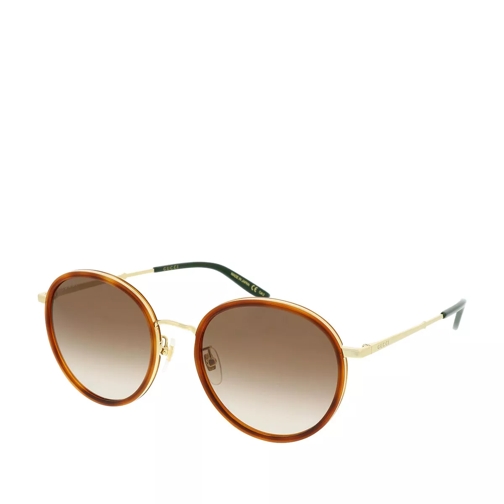 Gucci GG0677SK-003 55 Sunglasses Havana-Gold-Brown Lunettes de soleil