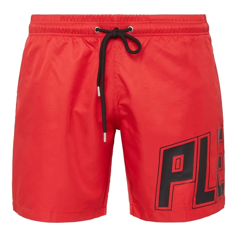 Philipp Plein Shorts Badehose rot