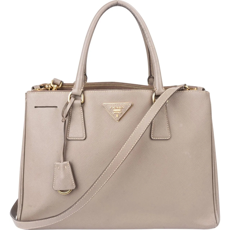 Prada Tote Prada Grey Saffiano Leather Galleria Handbag mehrfarbig