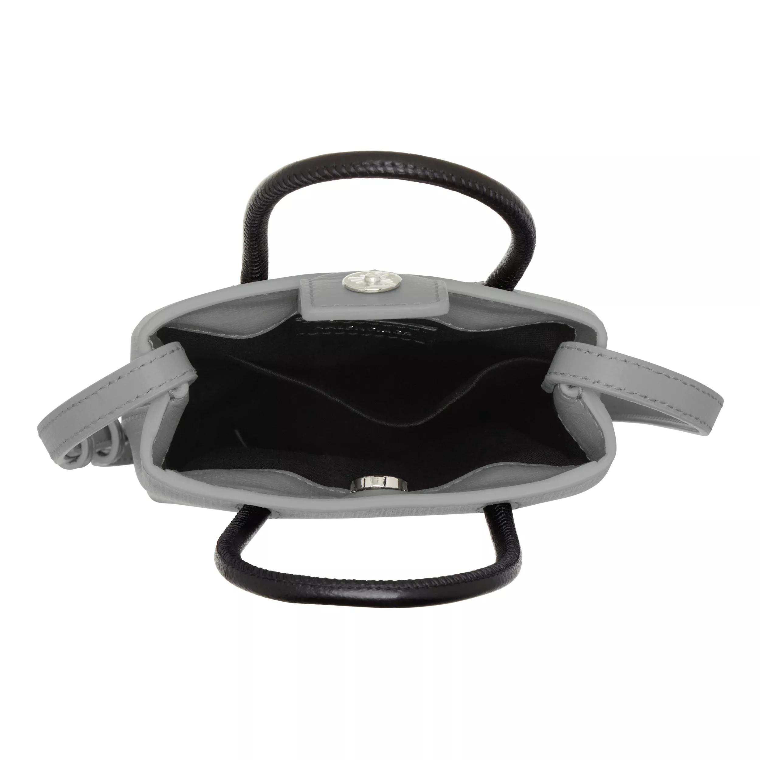 Thumbnail - Balenciaga Crossbody Bags - Black Front Logo Top Handle Bag - Gr. unisize - in Grau - für Damen