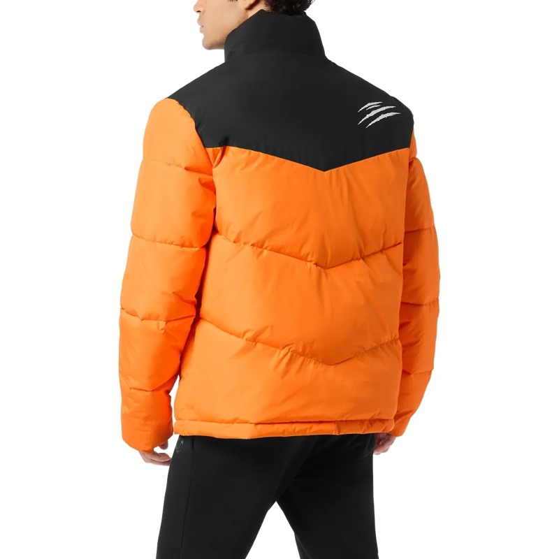 Plein Sport Lederjacke Puffer Jacket Scratch orange(Image 2)