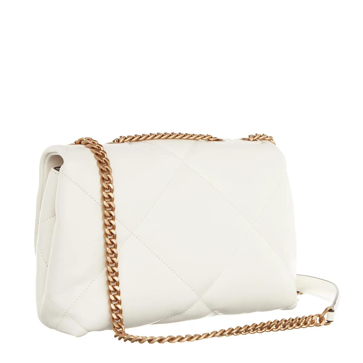 TORY BURCH Hobo bags Kira Diamond Quilt Small Convertible Shoulder Bag in crème
