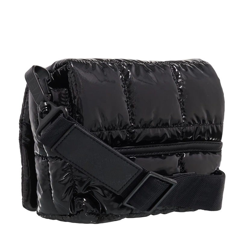 Vee Collective Crossbody Bag Porter Messenger Mini Black Vinyl(Image 3)