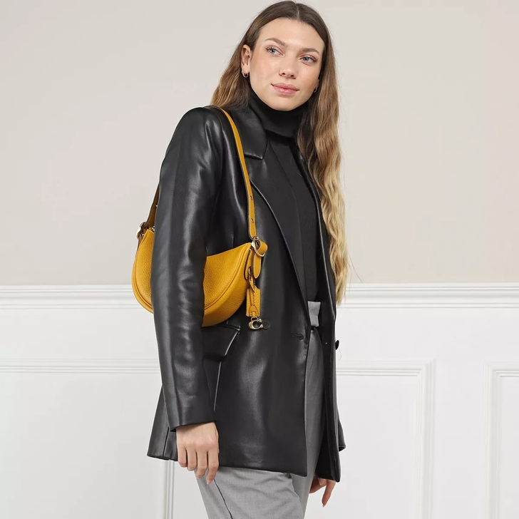 COACH Luna Hobo Shoulder Bag in Brown