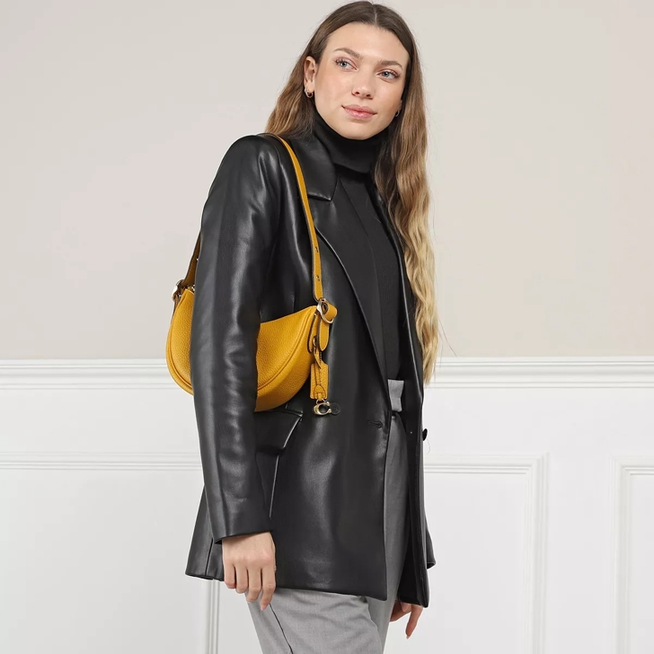 Yellow strap online bag