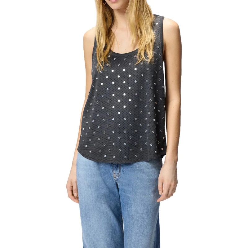 Pinko T-shirt Tops Gray grau(Image 3)