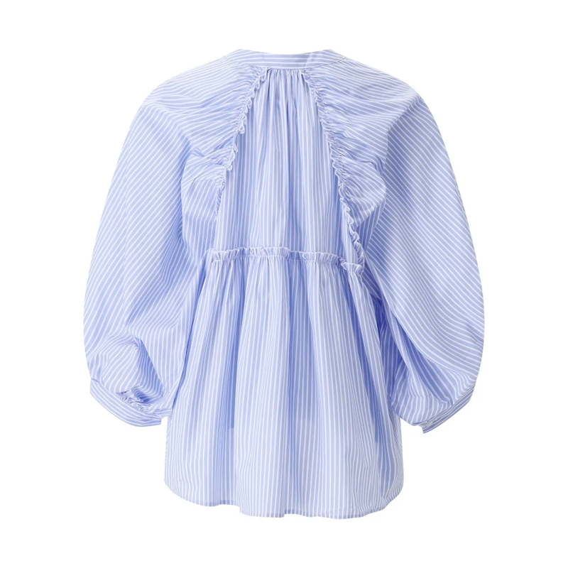 Emily can den Bergh Bluse Gestreifte Bluse blau(Image 2)