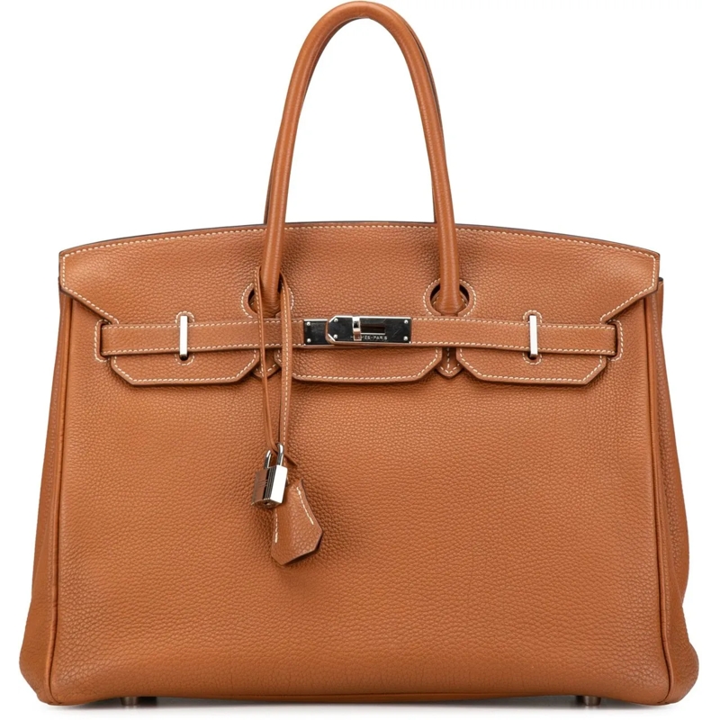 Hermès Fourre-tout Togo Birkin Retourne 35 braun