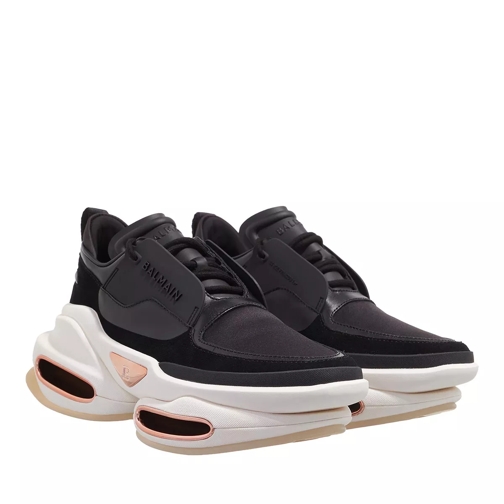Balmain Low Top BBold Sneaker Leather Black White Platform Sneaker