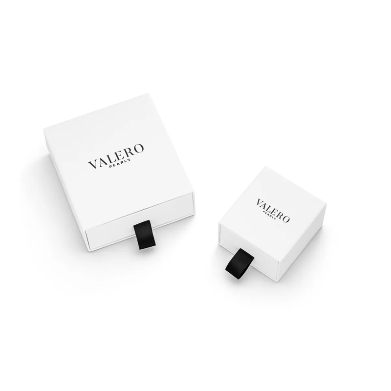 Valero Pearls Ohrhänger Sterling Silber Perlen-Creolen Süßwasser-Zuchtperl gold(Image 4)