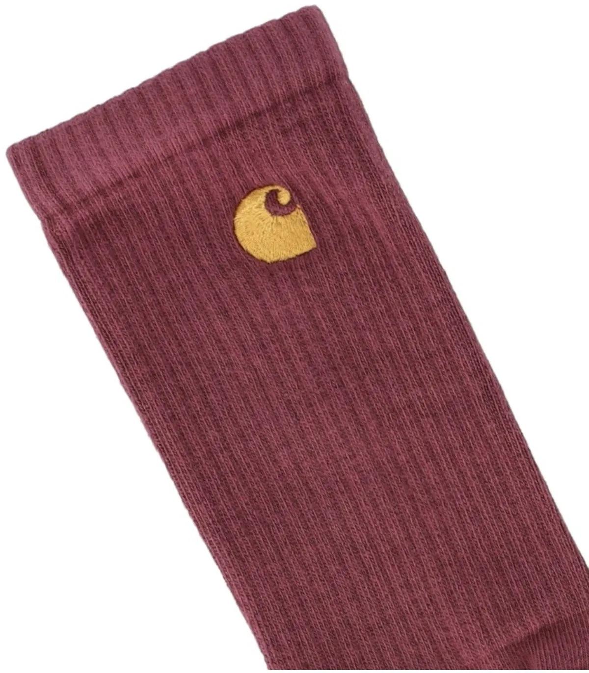 Carhartt Wip - CARHARTT CHASE DUSTY FUCHSIA SOCKEN - Größe ONE SIZE - pink