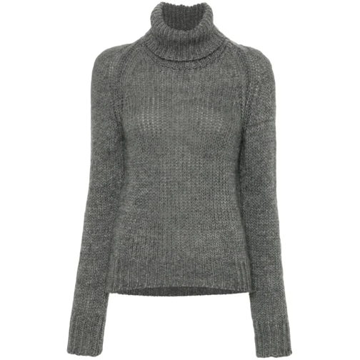 N°21 Rollkragenpullover Medium Grey Turtleneck Sweater Grey