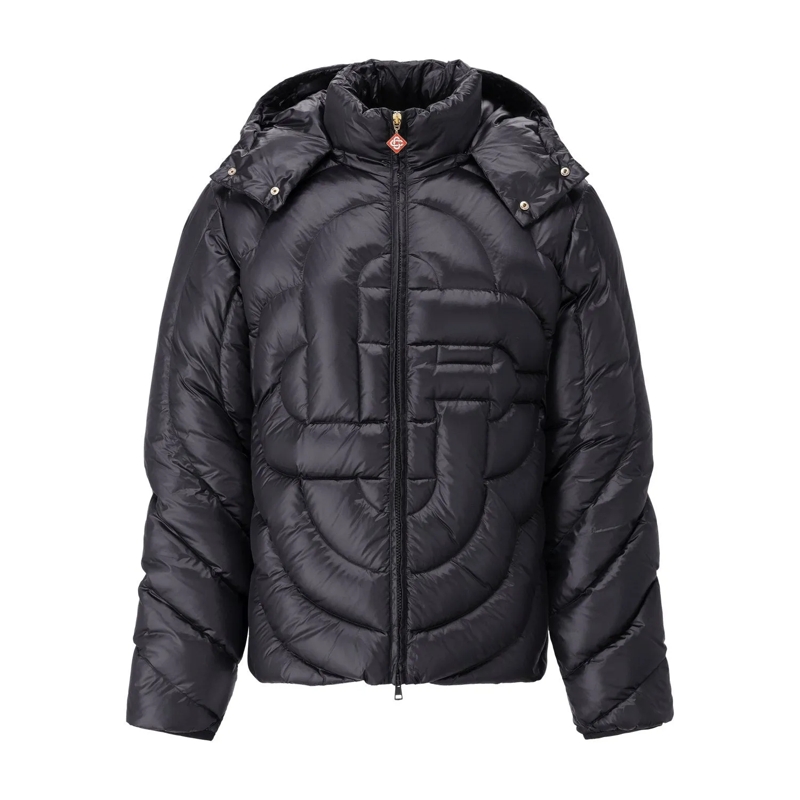 Casablanca Blazer Daunenjacke mit Logo-Steppung Schwarz