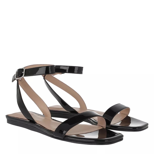 What For Nellie Flat Sandals Black Sandale