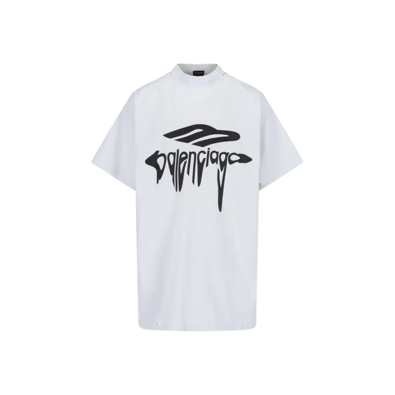 Balenciaga T-shirt "3B Liquefied" T-Shirt – White White