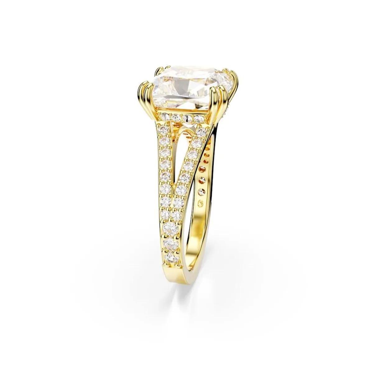 Thumbnail - Swarovski Ring - Ring - Gr. 18 - in Gold - für Damen