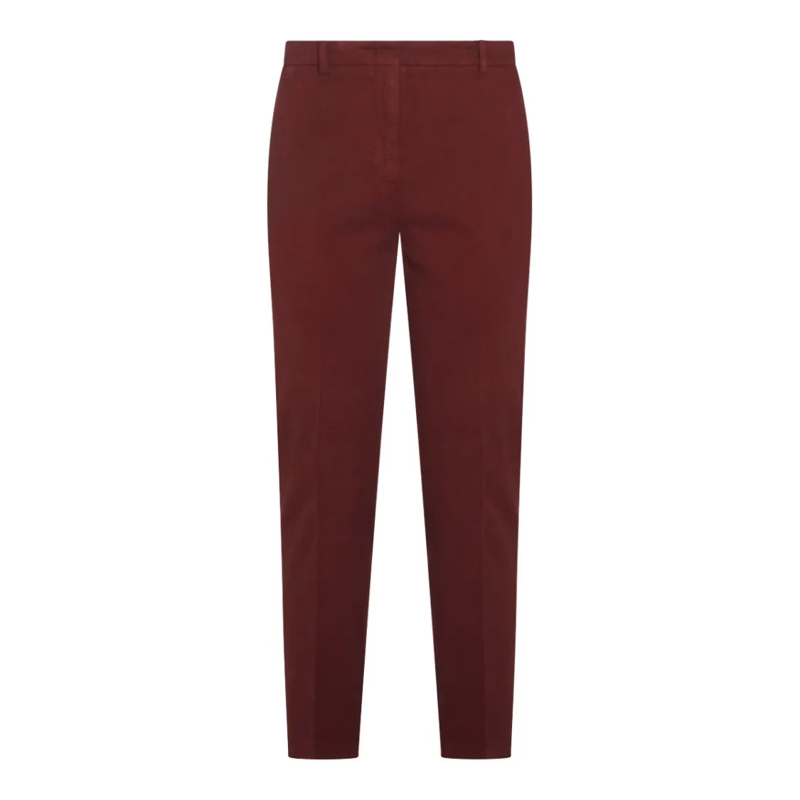 Incotex  Red Cotton Pants Red