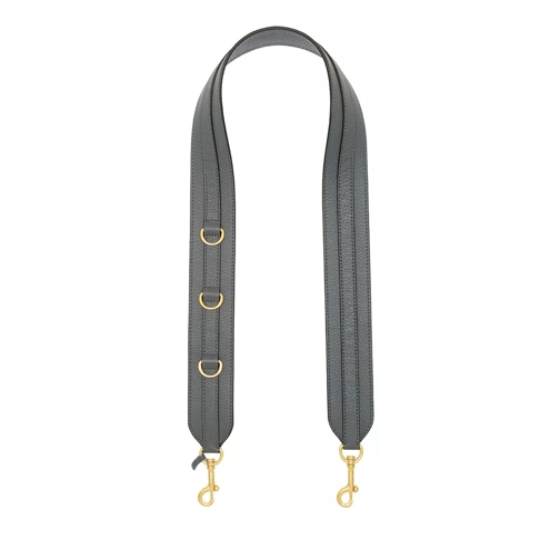 Mulberry Personalisation Strap Classic Grain Charcoal Tracolla