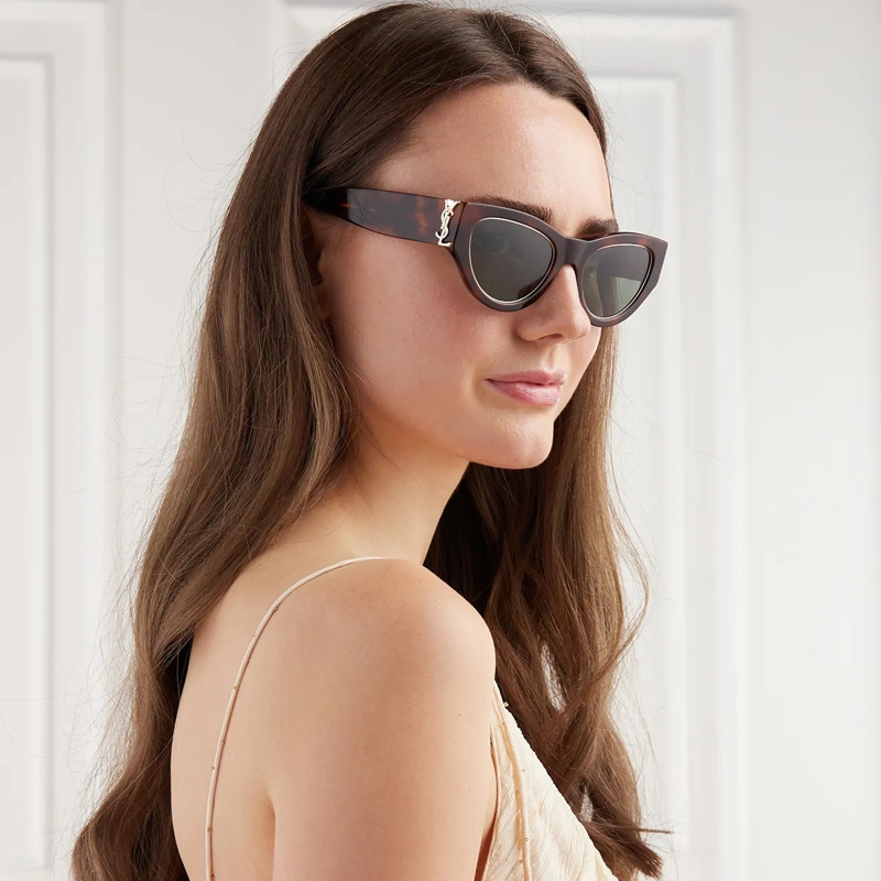 Saint Laurent Sonnenbrille SL M94 RIM-001 Havana-Havana-Green(Image 2)