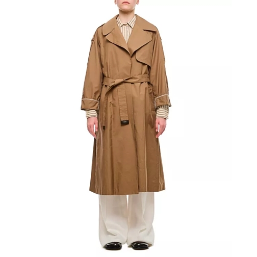 Max Mara Utrench Impermeable Coat Brown 