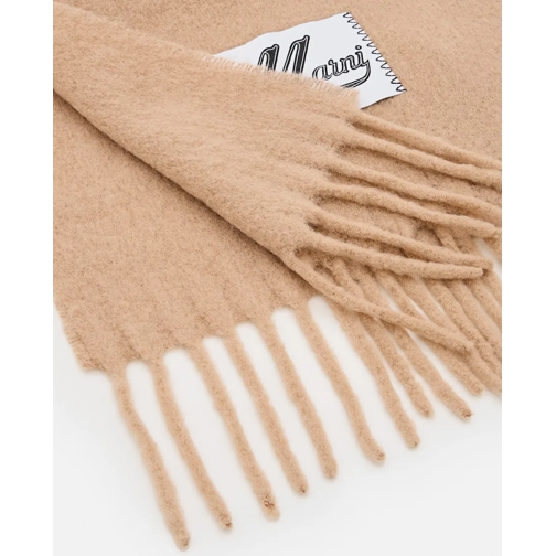 Marni Lichtgewicht Sjaal Brushed Alpaca Scarf Brown