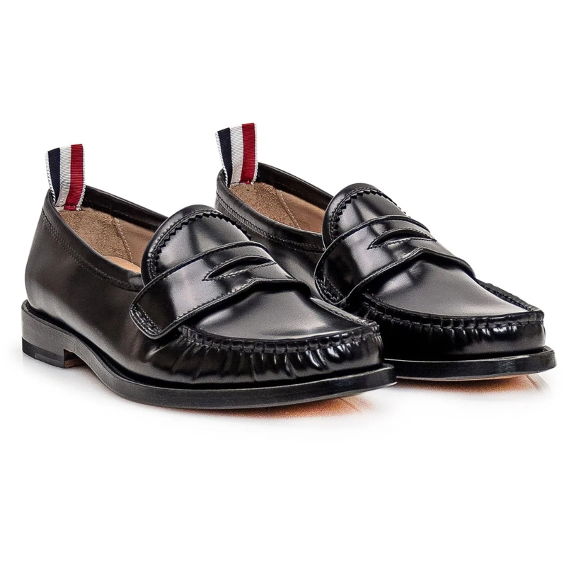 Thom Browne Mocassin Mocassino in Pelle schwarz(Image 2)