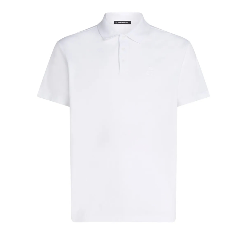 Karl Lagerfeld T-Shirt KAMEO POLOSHIRT weiss