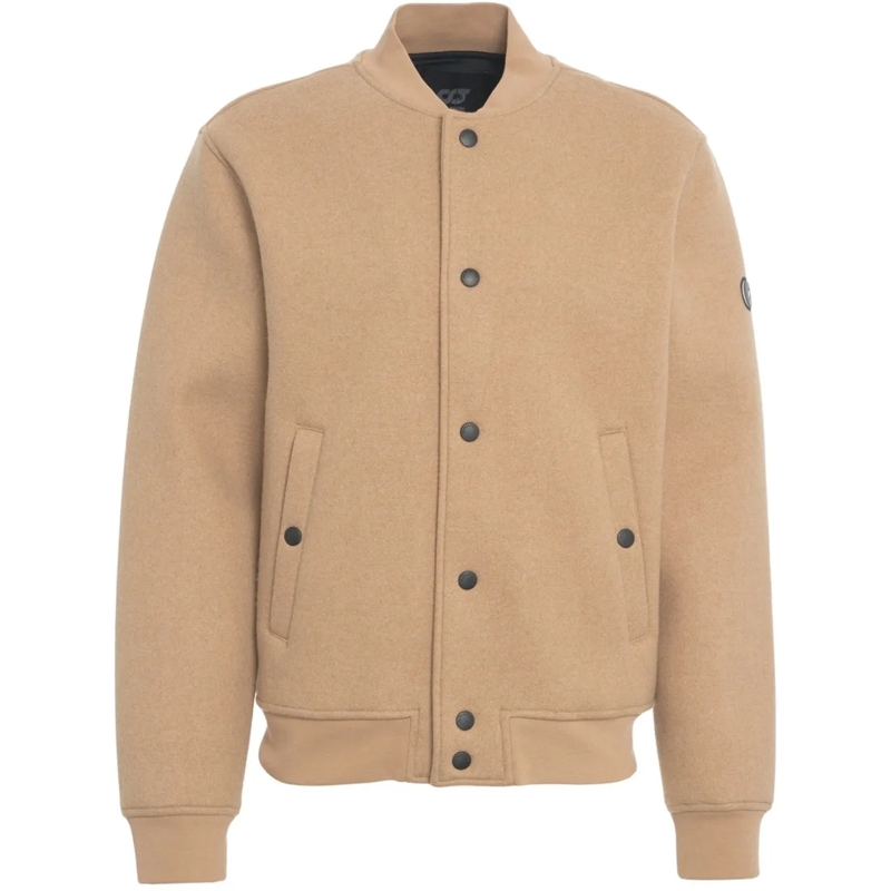 Alpha Tauri Daunenjacke Wool blend bomber 'Obel' beige