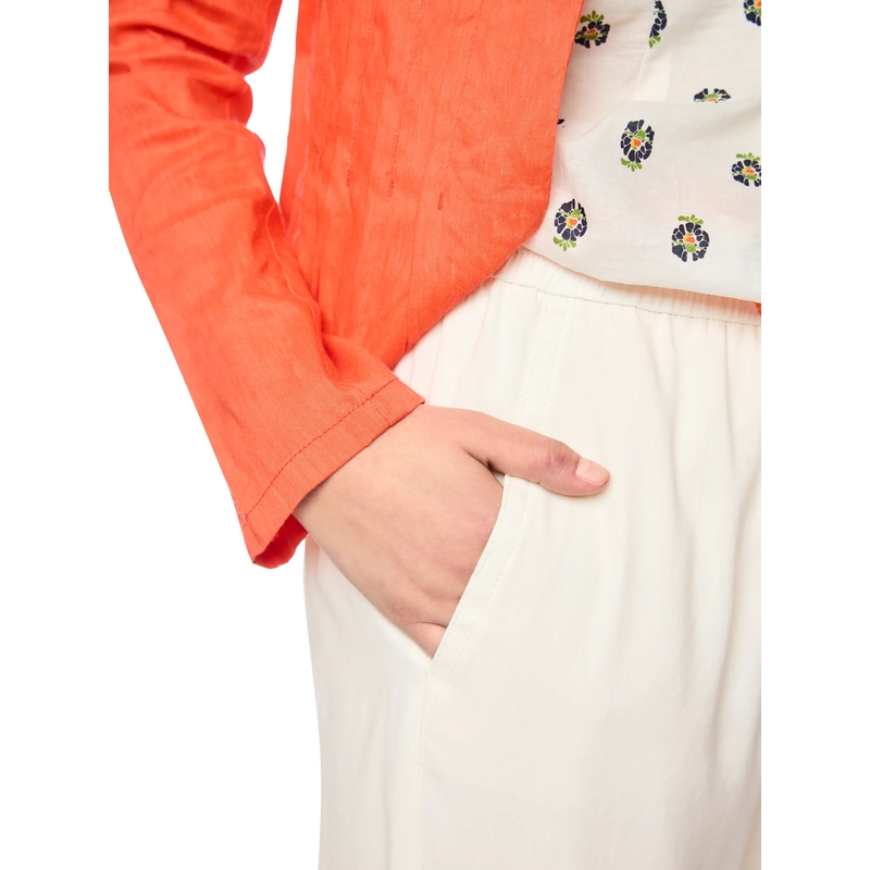 Marc Cain Pantalon en tissu Hose RHODOS bright ecru(Image 5)