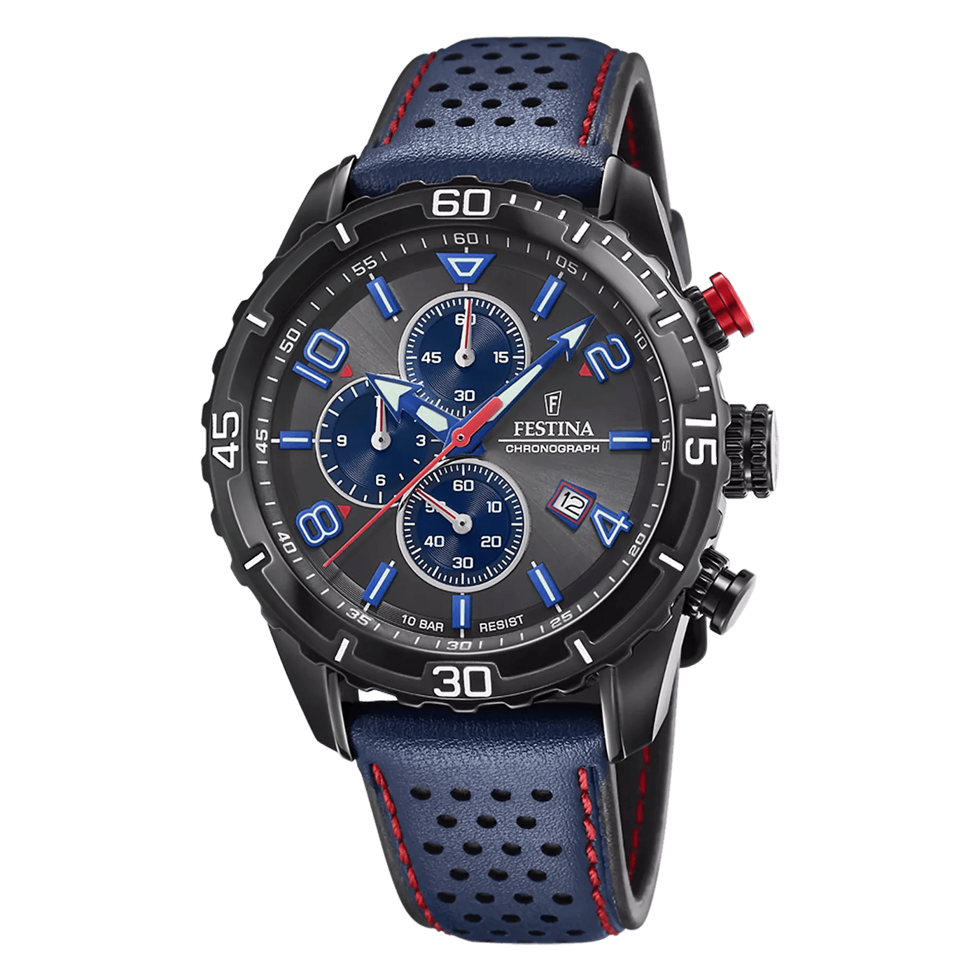 Festina Uhren - Festina Chrono Sport herren Uhr Blau F20519-3 - Gr. unisize - in Schwarz - für Damen