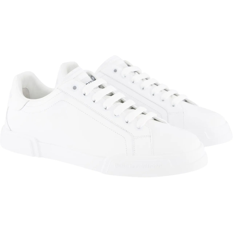 Dolce&Gabbana Low-Top-Sneaker 'Portofino Vintage' Sneakers – White White(Image 7)