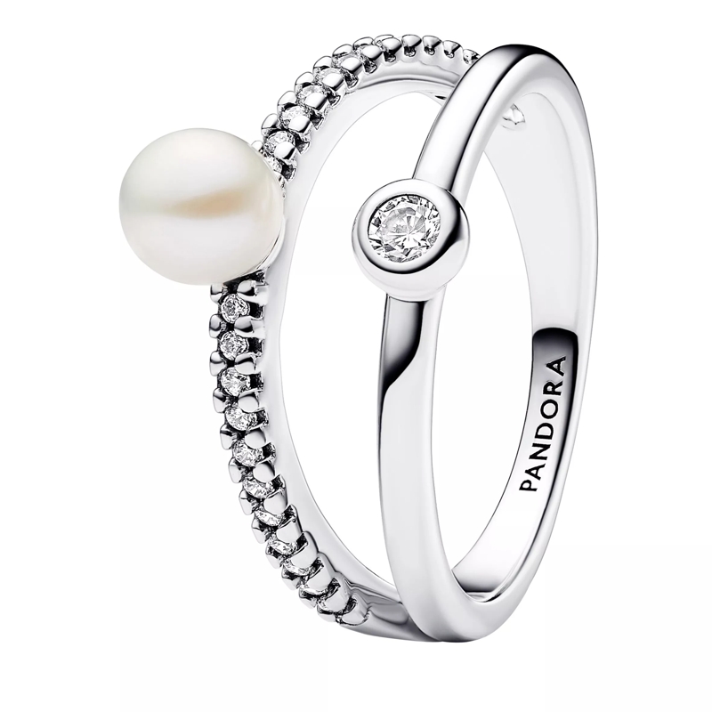Pandora Bague Sterling silver Mixed stone Silver