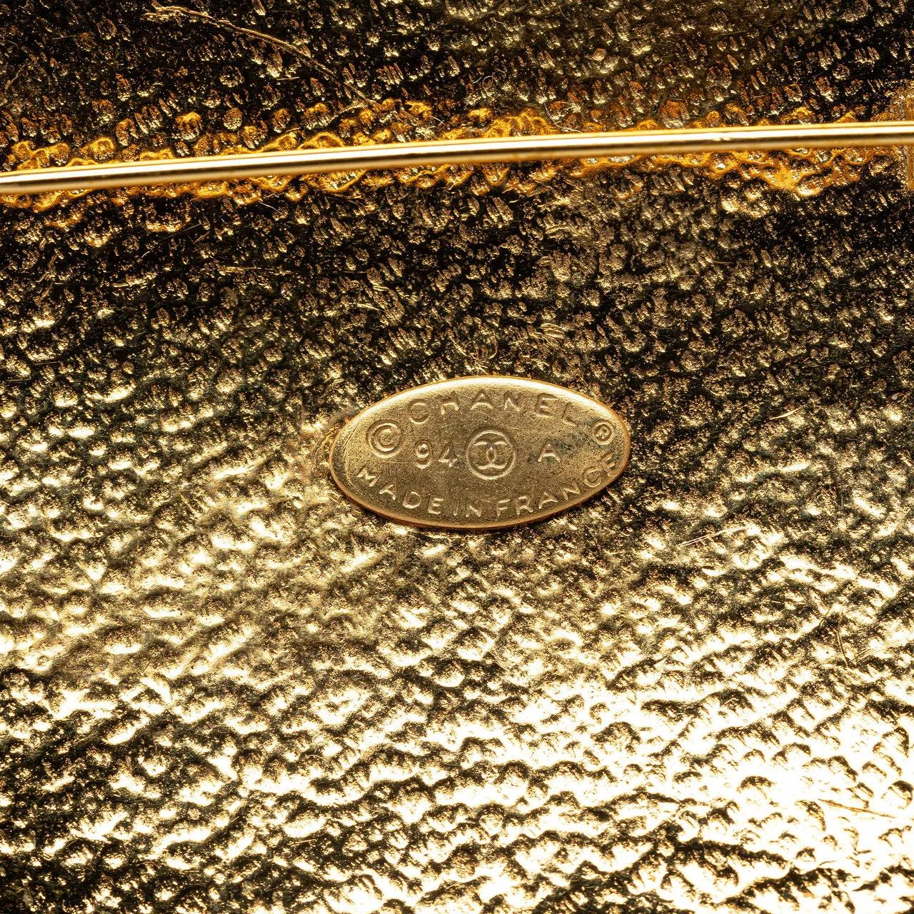 Thumbnail - Chanel Halskette - 1994 CC Brooch - Gr. unisize - in Gold - für Damen