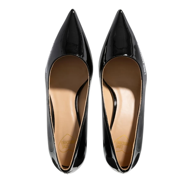 Love Moschino Pumps Rubber Logo Scarpa Donna Nero(Image 5)
