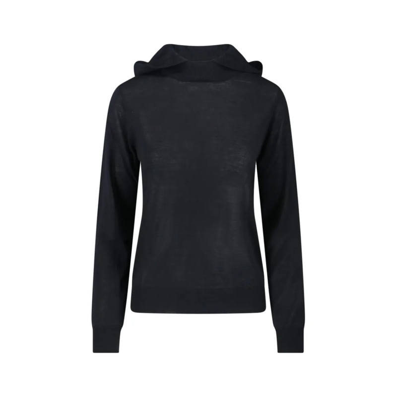 P.A.R.O.S.H. Pull Relaxed Fit Black Sweater Black