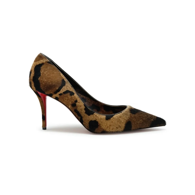 Christian Louboutin Pumps Women's Pumps 3250745 C799 Brown Pony Black