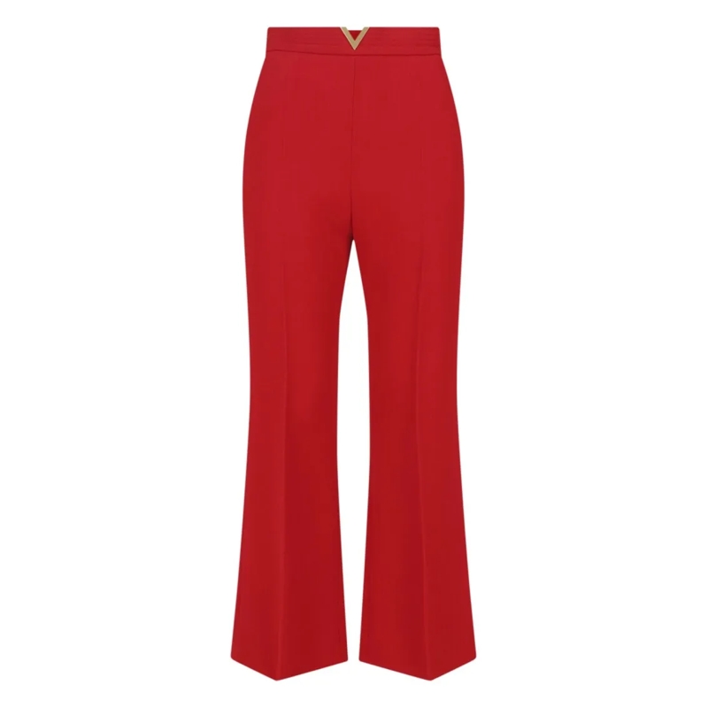 Valentino Garavani  Vlogo Signature Trousers – Red Red