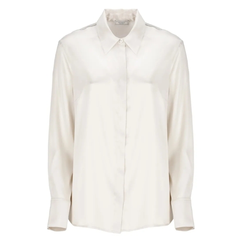 Peserico Shirts Silk Shirt White